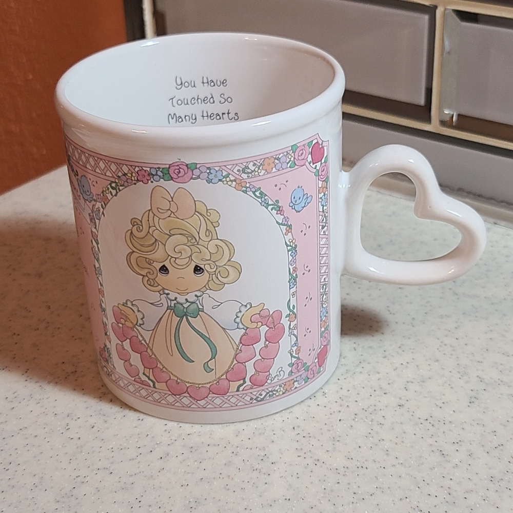 Heartwarming Pink and White Mug